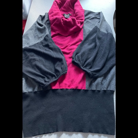 Style &Co Colour Block Cowl Neck Sweater Size 1X - Picture 7 of 12